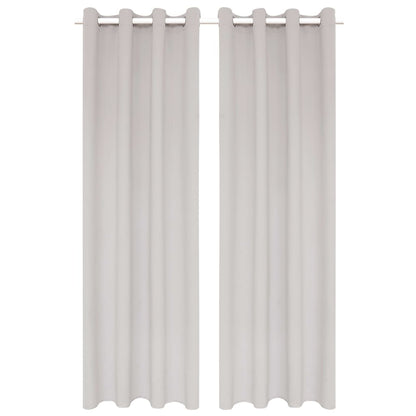 Gordijnen Verduisterend 140X175 Cm Beige 2 St