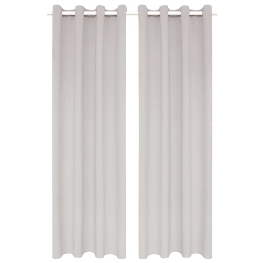 Gordijnen Verduisterend 140X175 Cm Beige 2 St