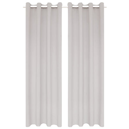 Gordijnen Verduisterend 140X245 Cm Beige 2 St