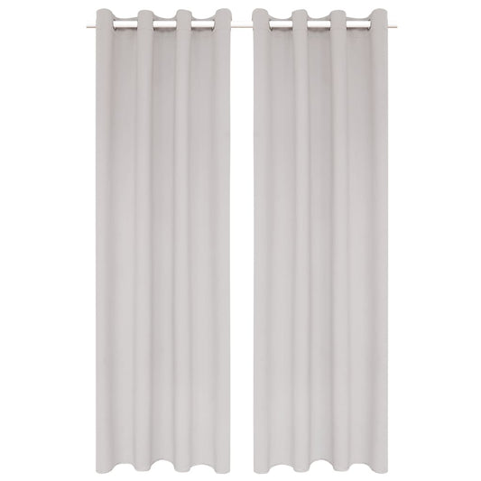 Gordijnen Verduisterend 140X245 Cm Beige 2 St