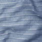 Glasgordijnen Geweven Gestreept 140X245 Cm Staalgrijs 2 St