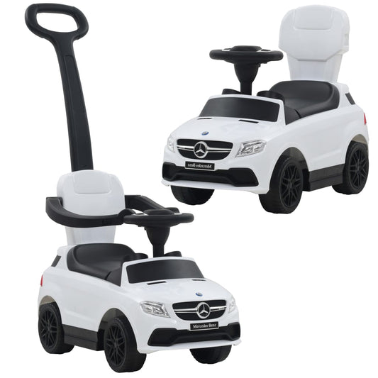 Loopauto Met Duwstang Mercedes Benz Gle63 Wit