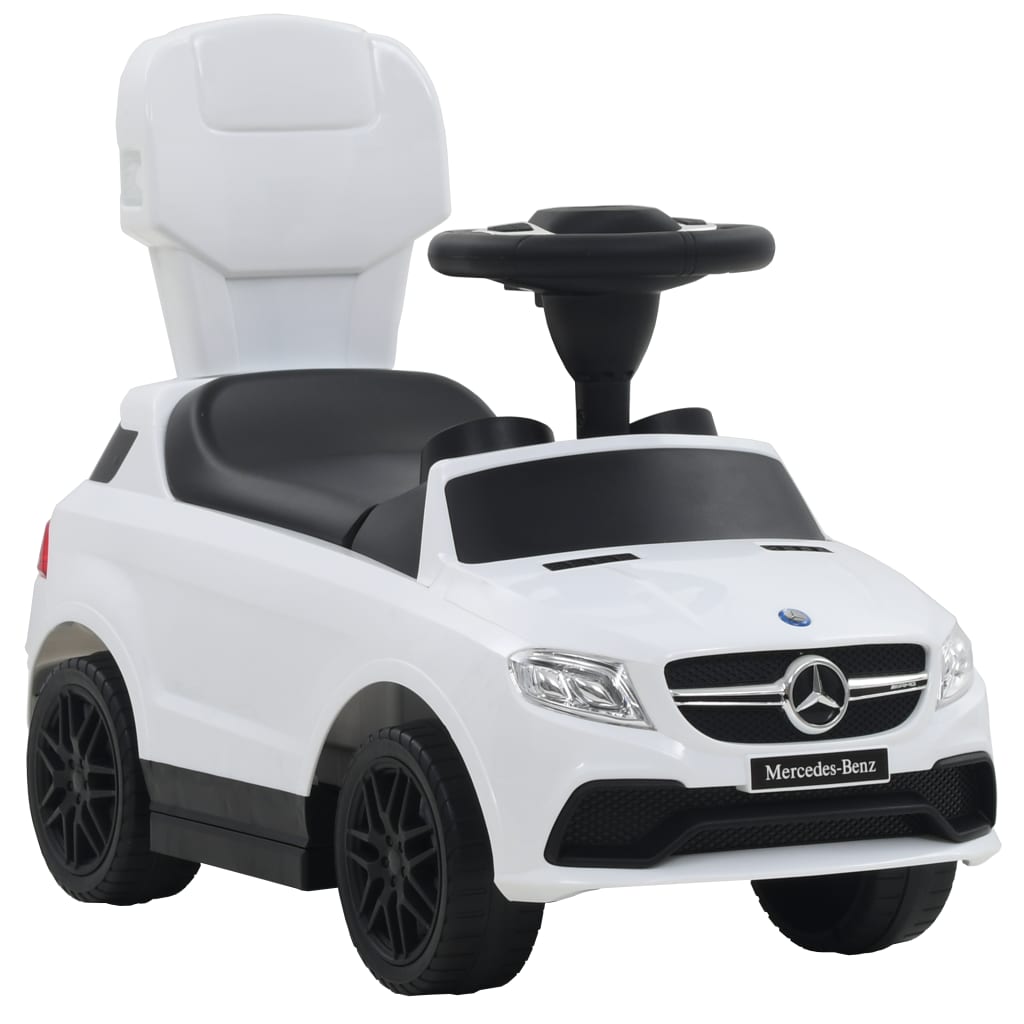Loopauto Met Duwstang Mercedes Benz Gle63 Wit