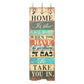 Wandkapstok Met 6 Haken Home Is 120X40 Cm