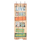 Wandkapstok Met 6 Haken Live Life 120X40 Cm