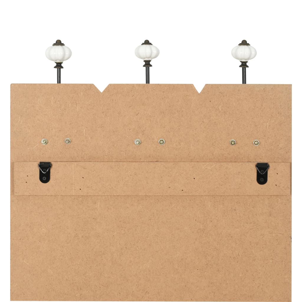 Wandkapstok Met 6 Haken Live Life 120X40 Cm