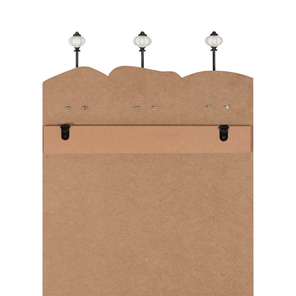 Wandkapstok Met 6 Haken 120X40 Cm