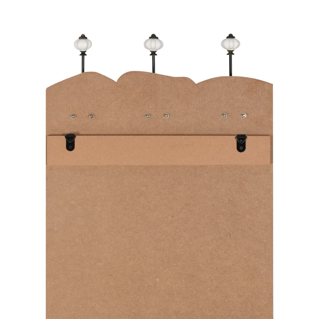Wandkapstok Met 6 Haken Love Live 120X40 Cm
