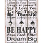 Wandkapstok Met 6 Haken Family Rules 120X40 Cm