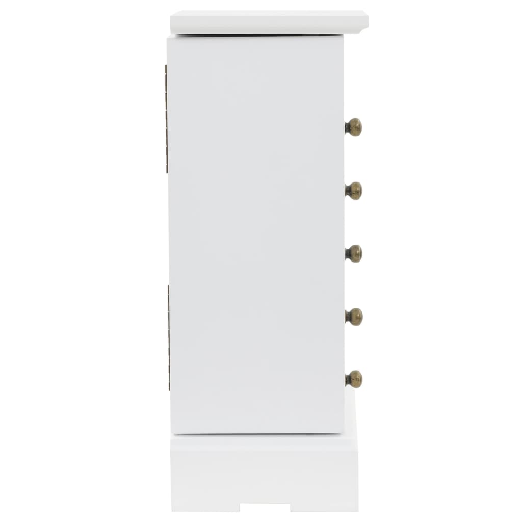 Sieradenkastje Met Spiegel 25X13,5X34 Cm Mdf