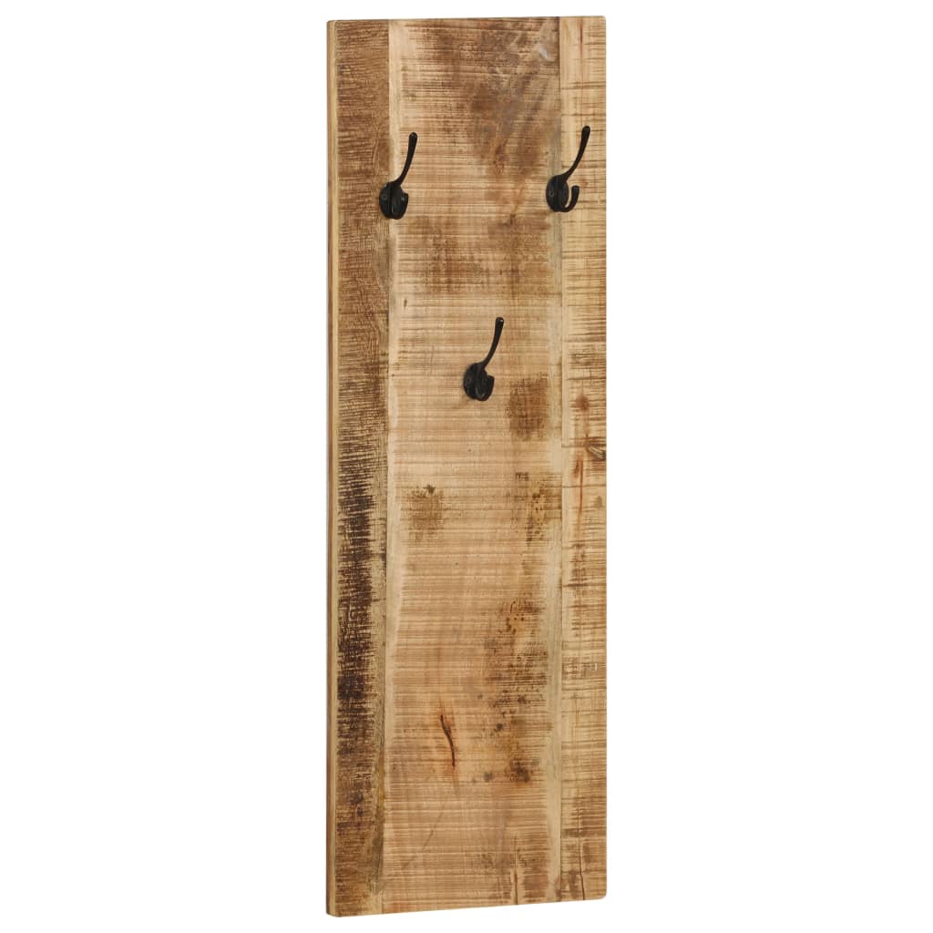 Wandkapstokken 2 St 36X110X3 Cm Massief Mangohout