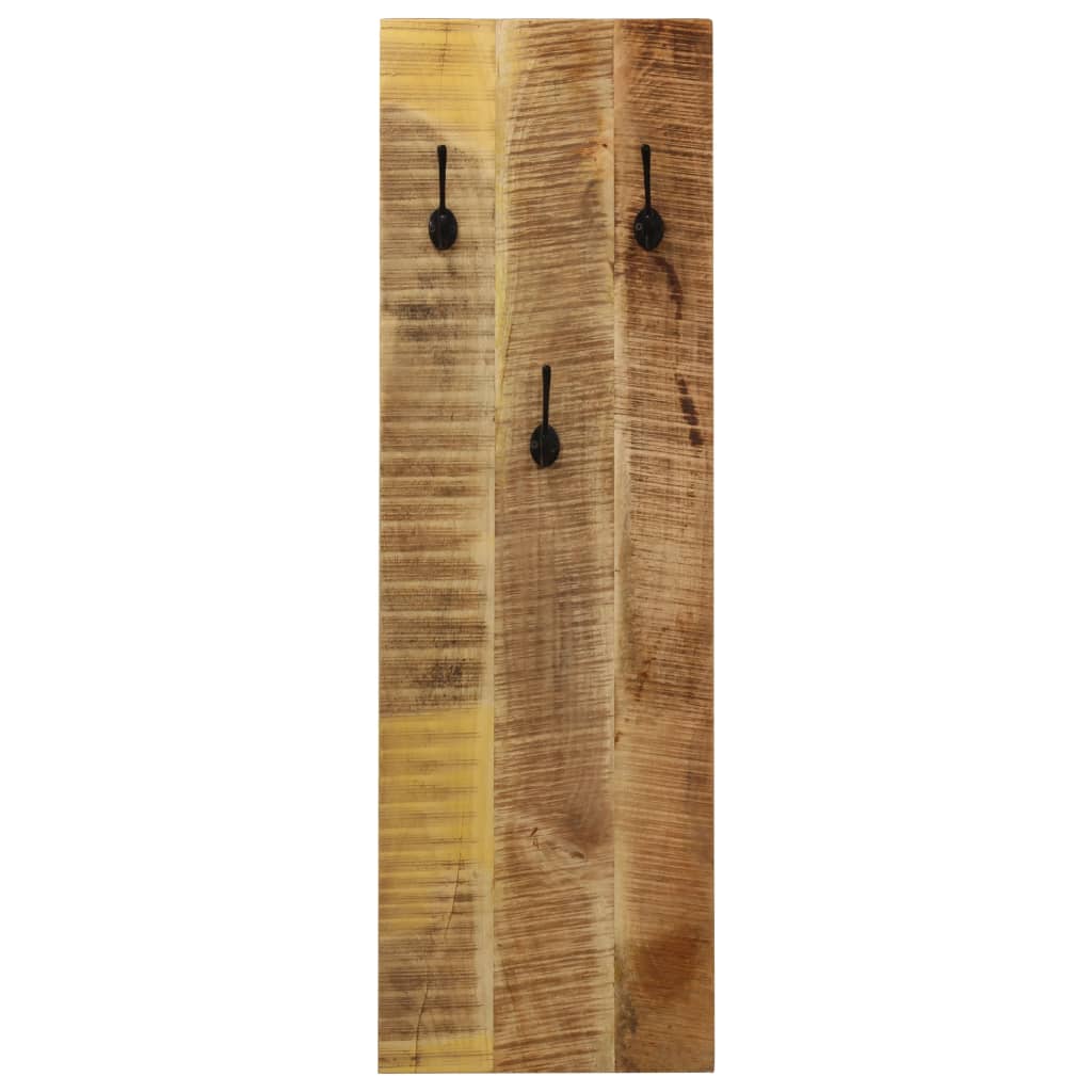 Wandkapstokken 2 St 36X110X3 Cm Massief Mangohout