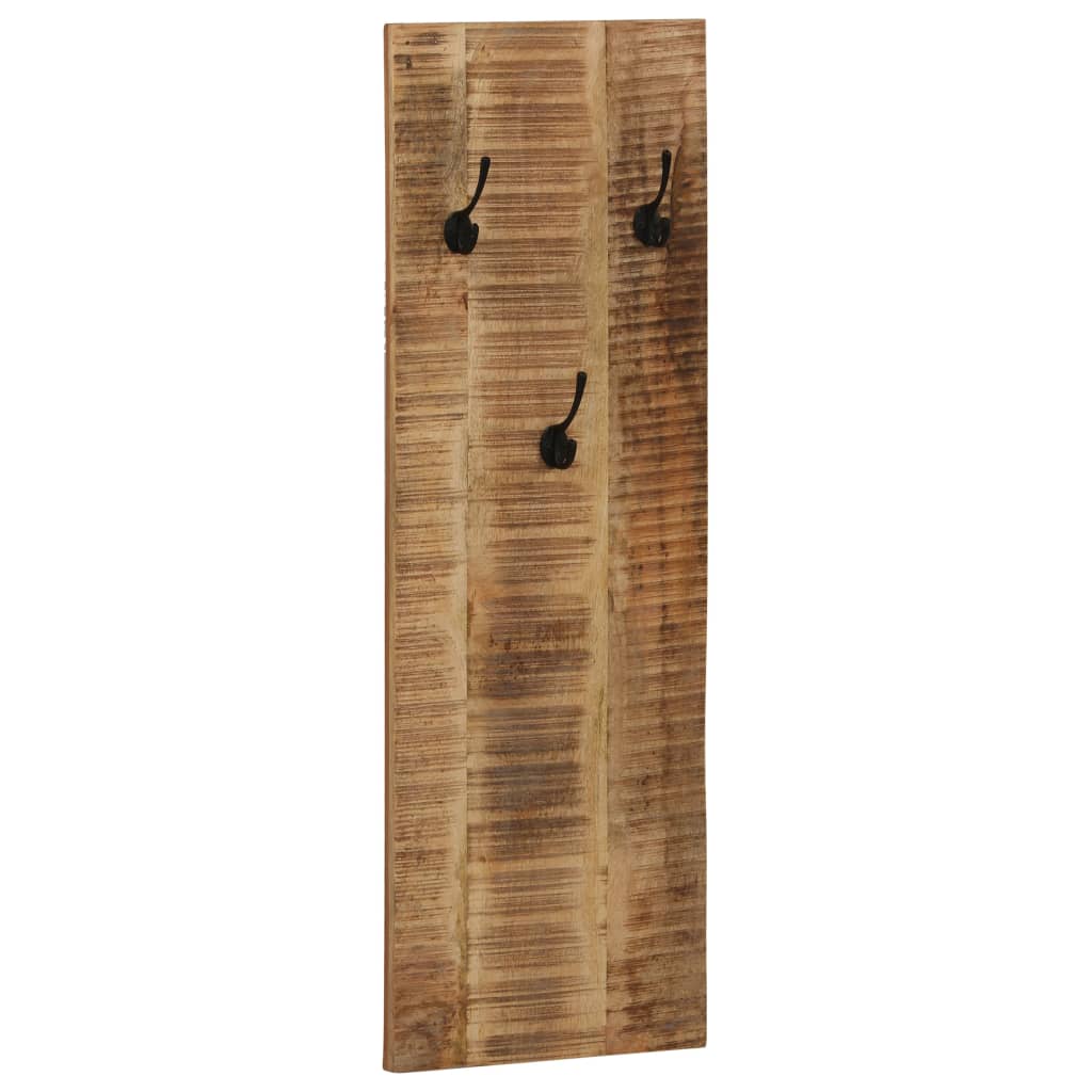 Wandkapstokken 2 St 36X110X3 Cm Massief Mangohout