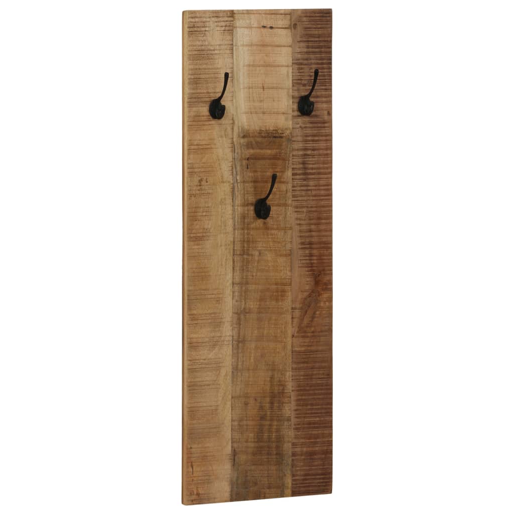 Wandkapstokken 2 St 36X110X3 Cm Massief Mangohout
