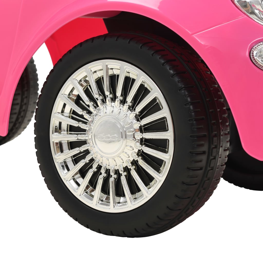 Loopauto Fiat 500 Roze