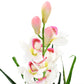 Kunstplant Met Pot Cymbidium Orchidee 100 Cm Groen