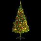 Kunstkerstboom Versierd Met Kerstballen En Led's 210 Cm Groen