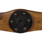 Wandkapstok Met 6 Haken 108X6X19 Cm Massief Sheeshamhout