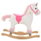 Hobbeldier Eenhoorn 65X32X58 Cm Pluche Wit En Roze