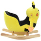 Hobbeldier Hommel Met Rugleuning 60X32X57 Cm Pluche Geel