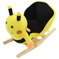 Hobbeldier Hommel Met Rugleuning 60X32X57 Cm Pluche Geel