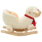 Hobbeldier Schaap Met Rugleuning 60X32X50 Cm Pluche Wit