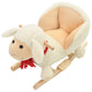Hobbeldier Schaap Met Rugleuning 60X32X50 Cm Pluche Wit
