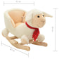 Hobbeldier Schaap Met Rugleuning 60X32X50 Cm Pluche Wit