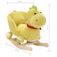 Hobbeldier Draak Met Rugleuning 60X32X53 Cm Pluche Limegroen