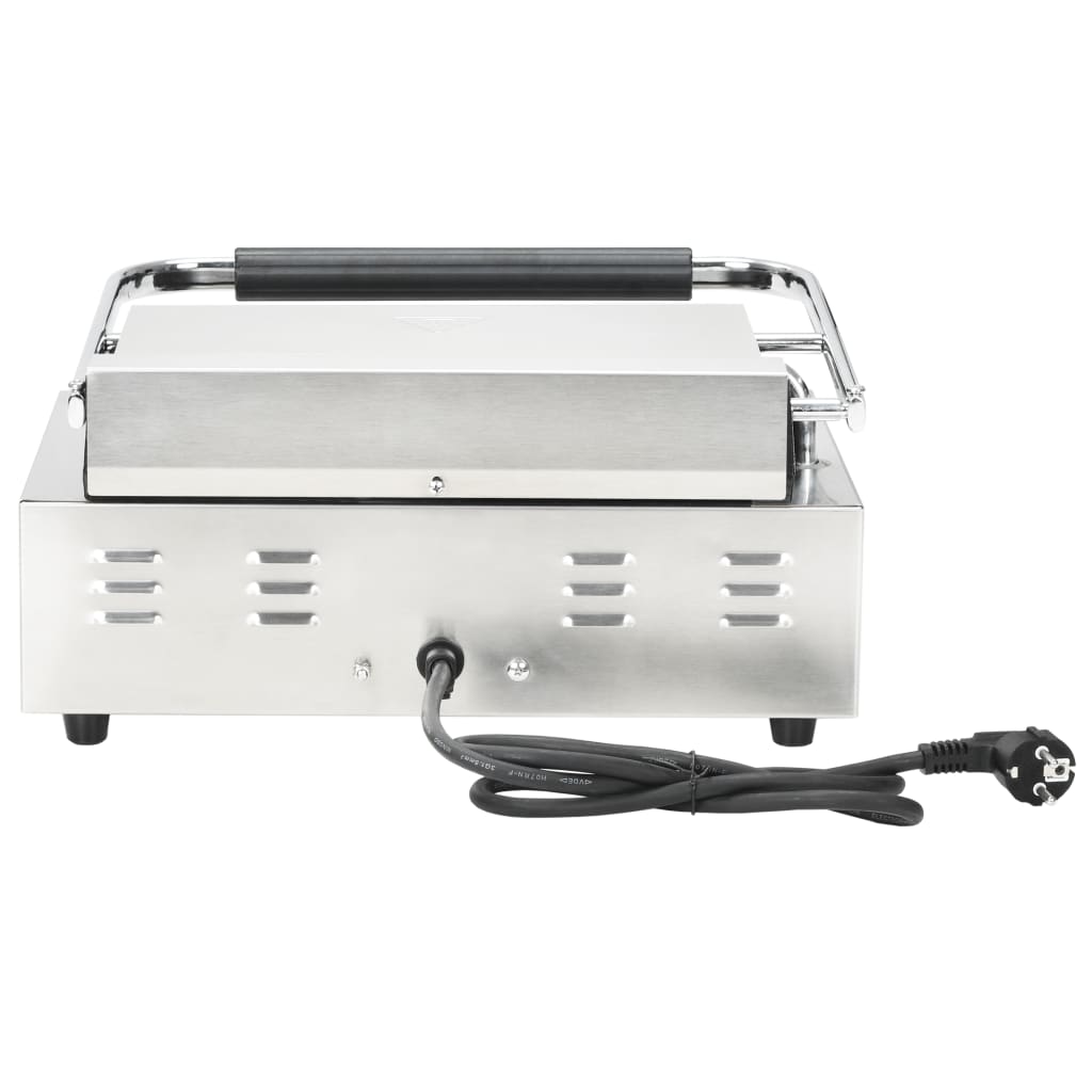 Panini Grill Gegroefd 2200 W 43X30,5X20 Cm