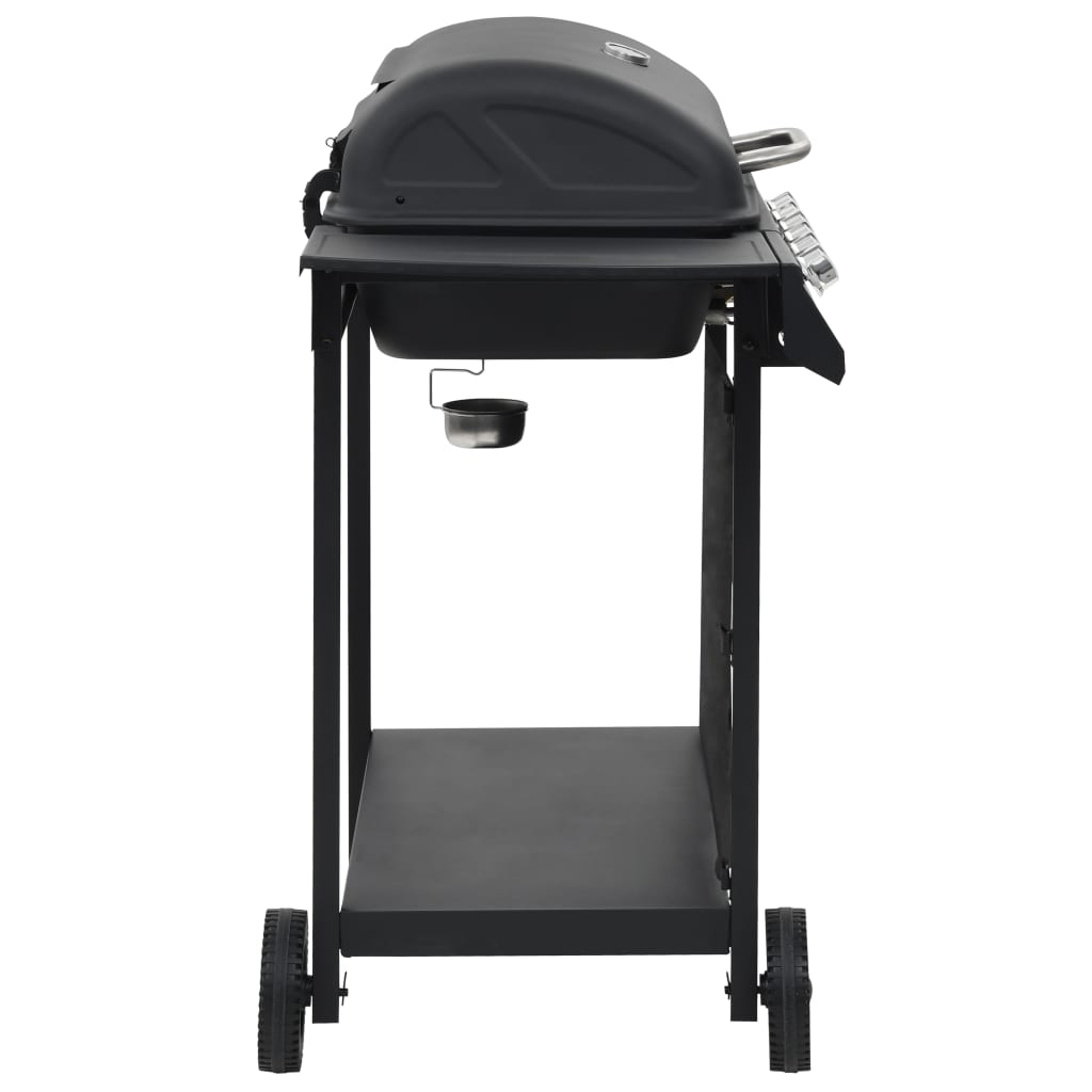 Gasbarbecue Met 6 Kookzones Staal Zwart