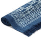 Kelim Vloerkleed Met Patroon 120X180 Cm Katoen Blauw