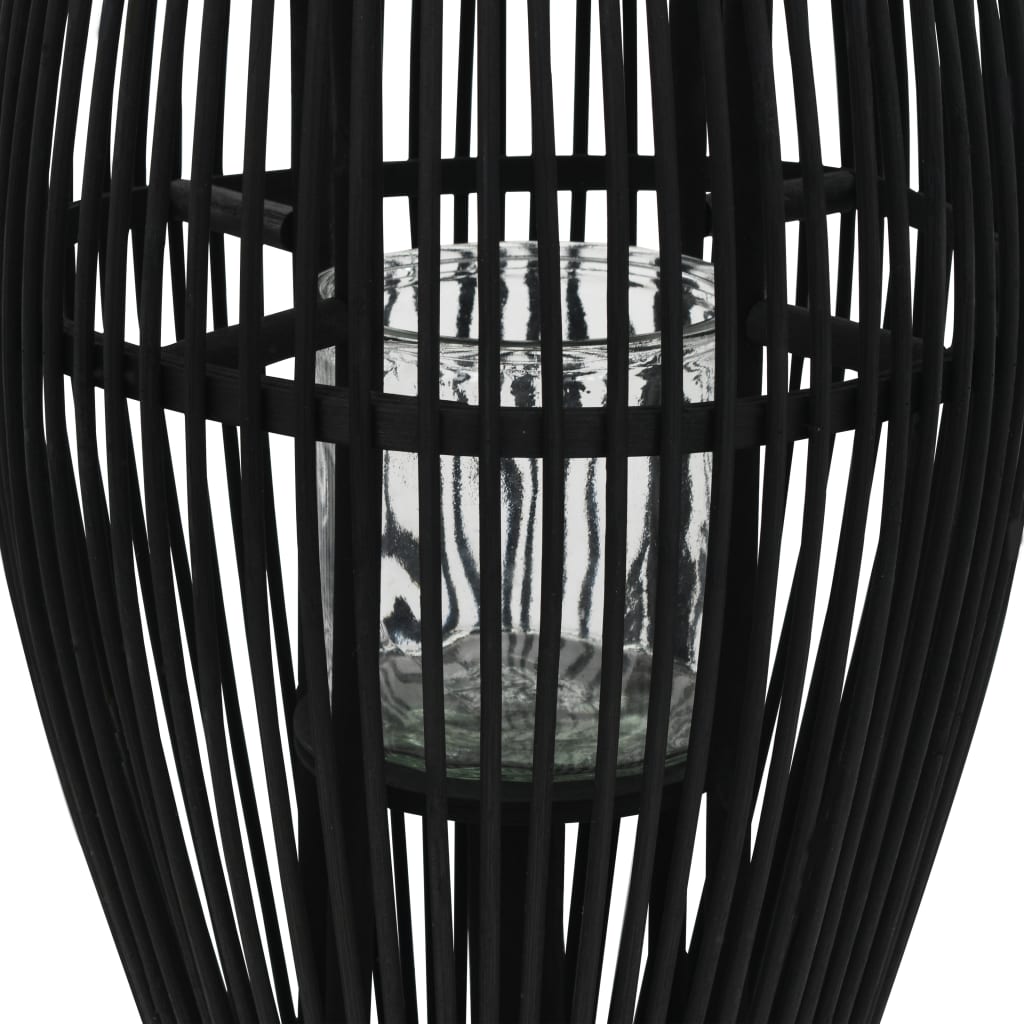 Lantaarnhouder Hangend 60 Cm Bamboe Zwart