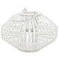 Lantaarnhouder Hangend Wicker Wit