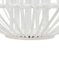 Lantaarnhouder Hangend Wicker Wit