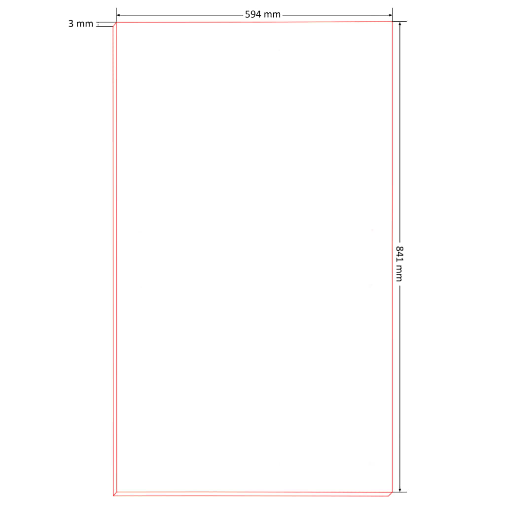 Afficheborden Din A1 Hdf 841X594X3 Mm 10 St