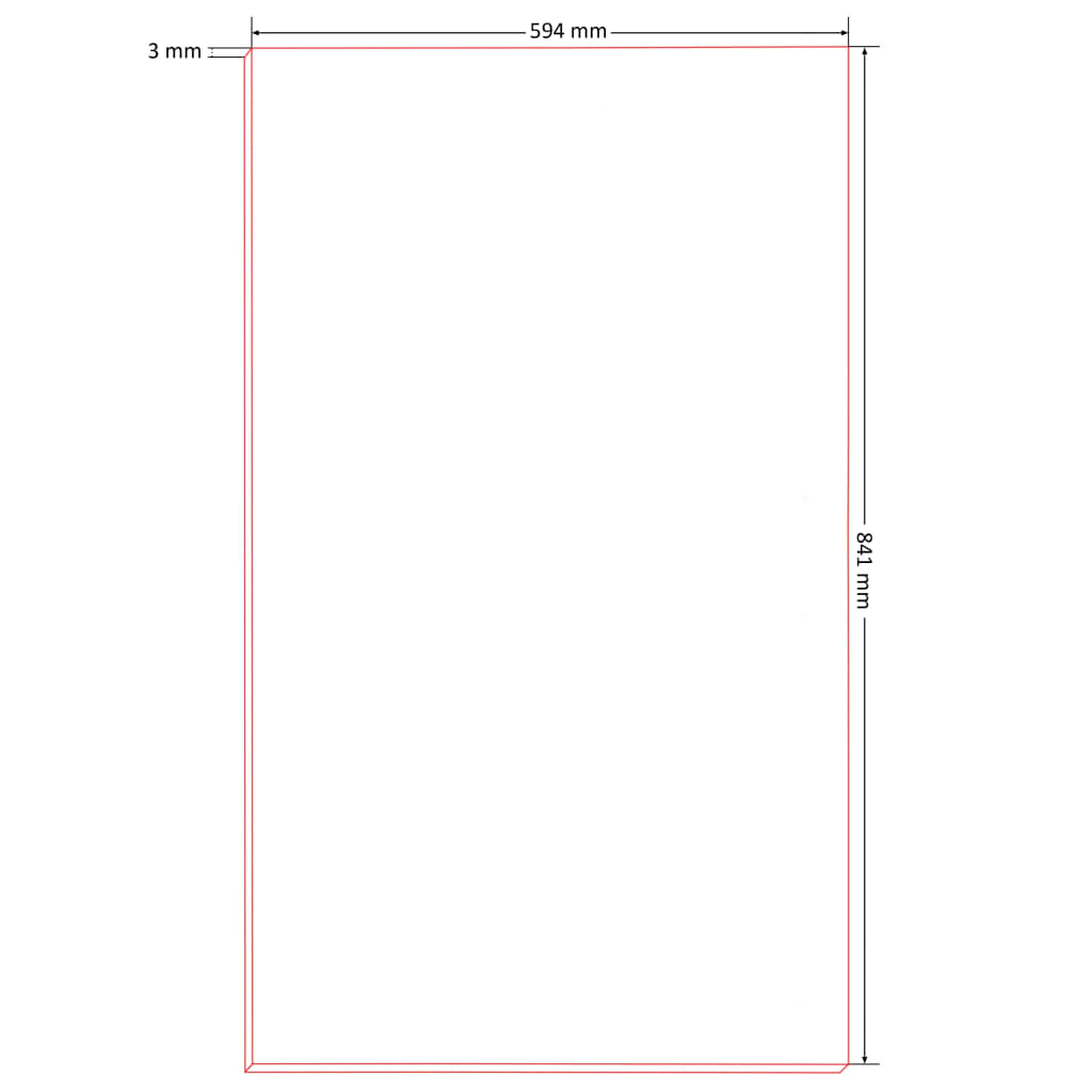 Afficheborden Din A1 Hdf 841X594X3 Mm 20 St