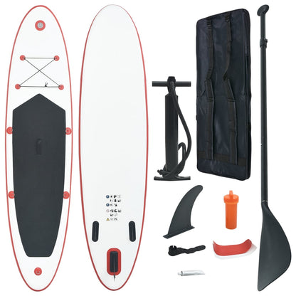 Stand-Up Paddleboard Opblaasbaar Rood En Wit