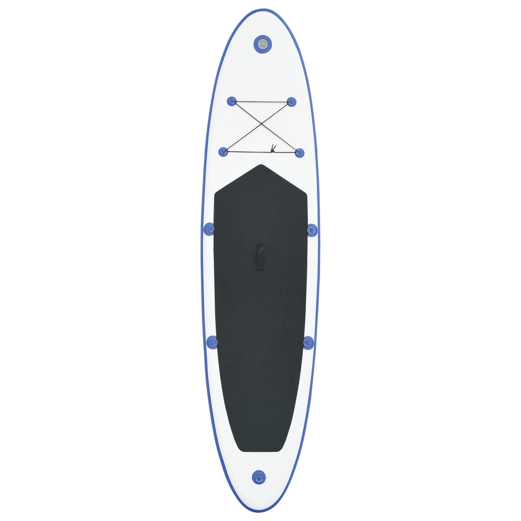 Stand-Up Paddleboard Opblaasbaar Blauw En Wit