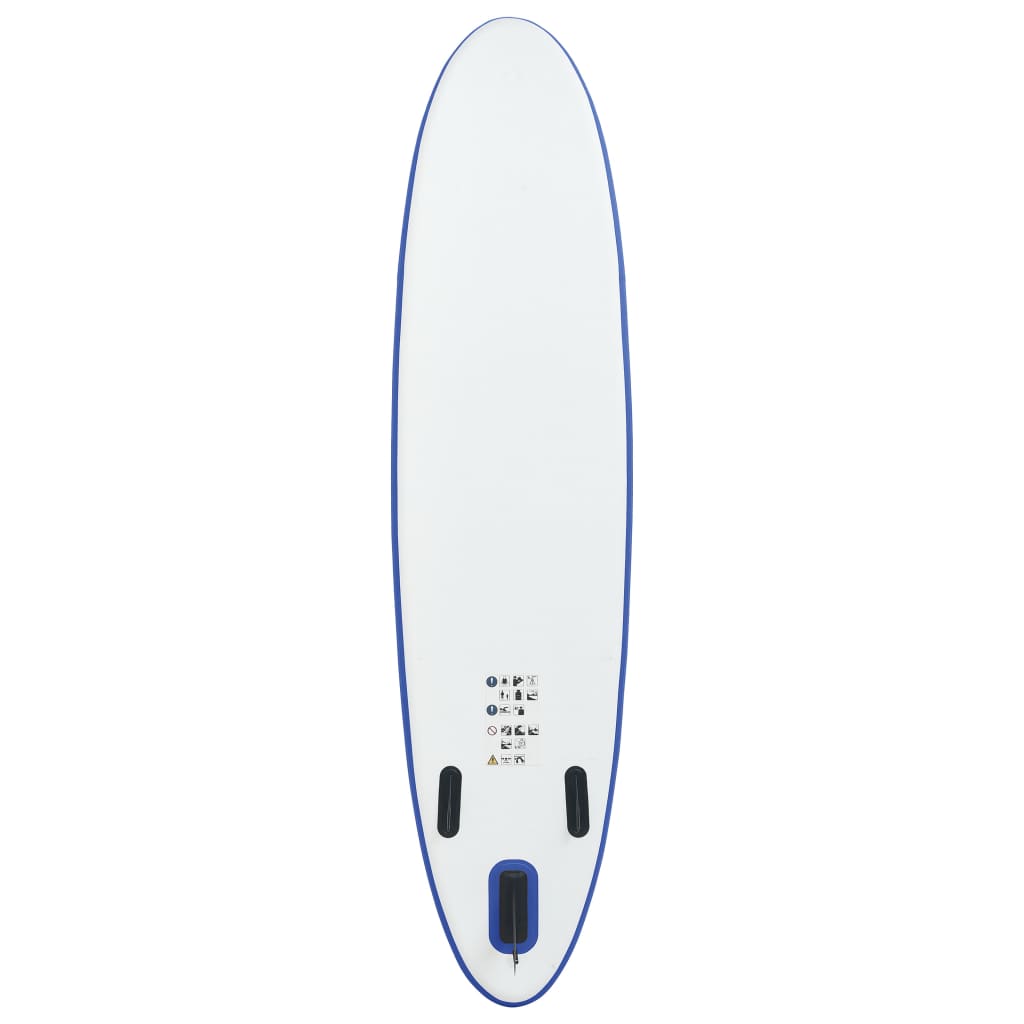 Stand-Up Paddleboard Opblaasbaar Blauw En Wit
