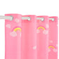 Kindergordijnen Verduisterend 140X240 Cm Regenboog Roze 2 St