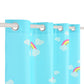 Kindergordijnen Verduisterend 140X240 Cm Regenboog Blauw 2 St