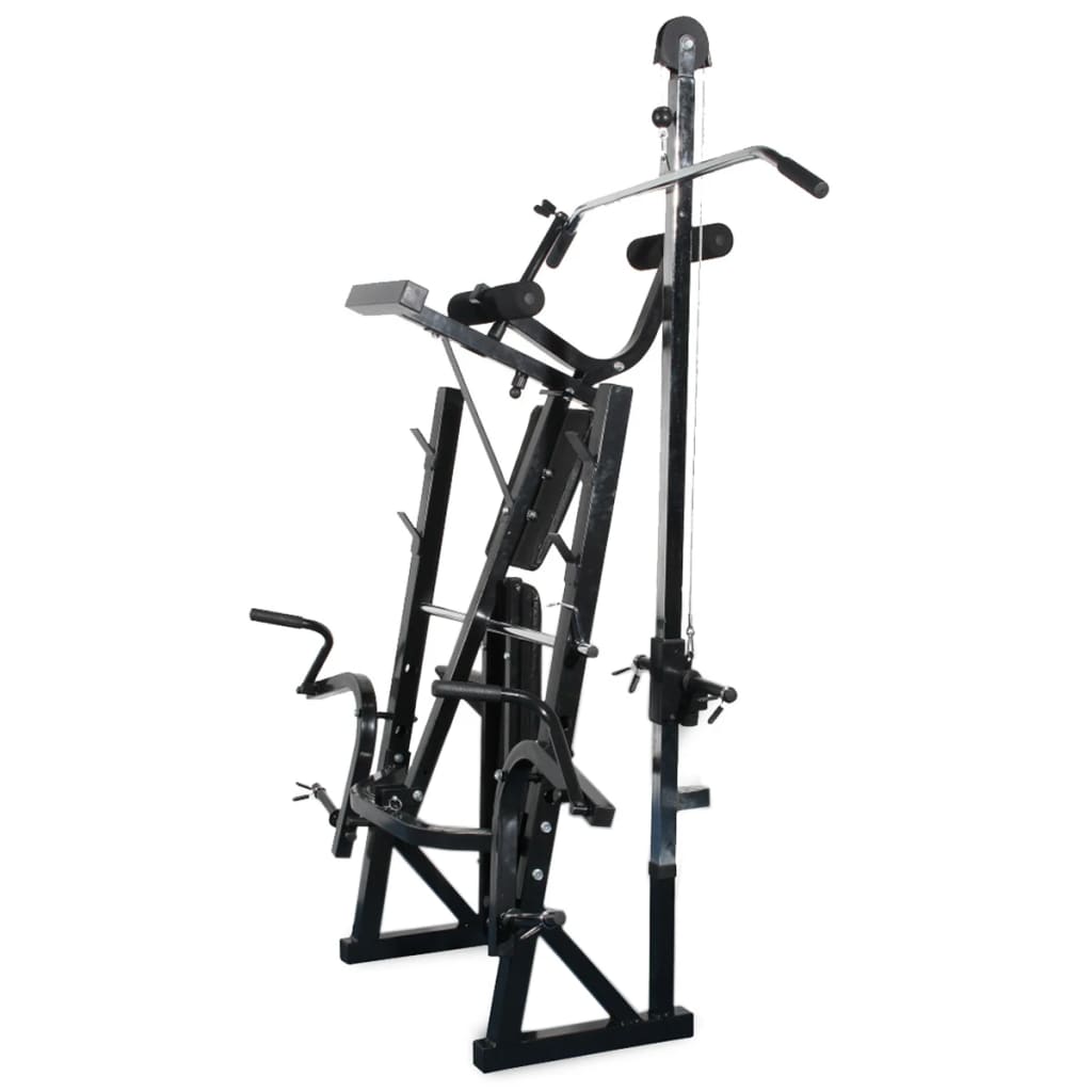 Trainingsbank Met Gewichtenrek En Halterset 30,5 Kg