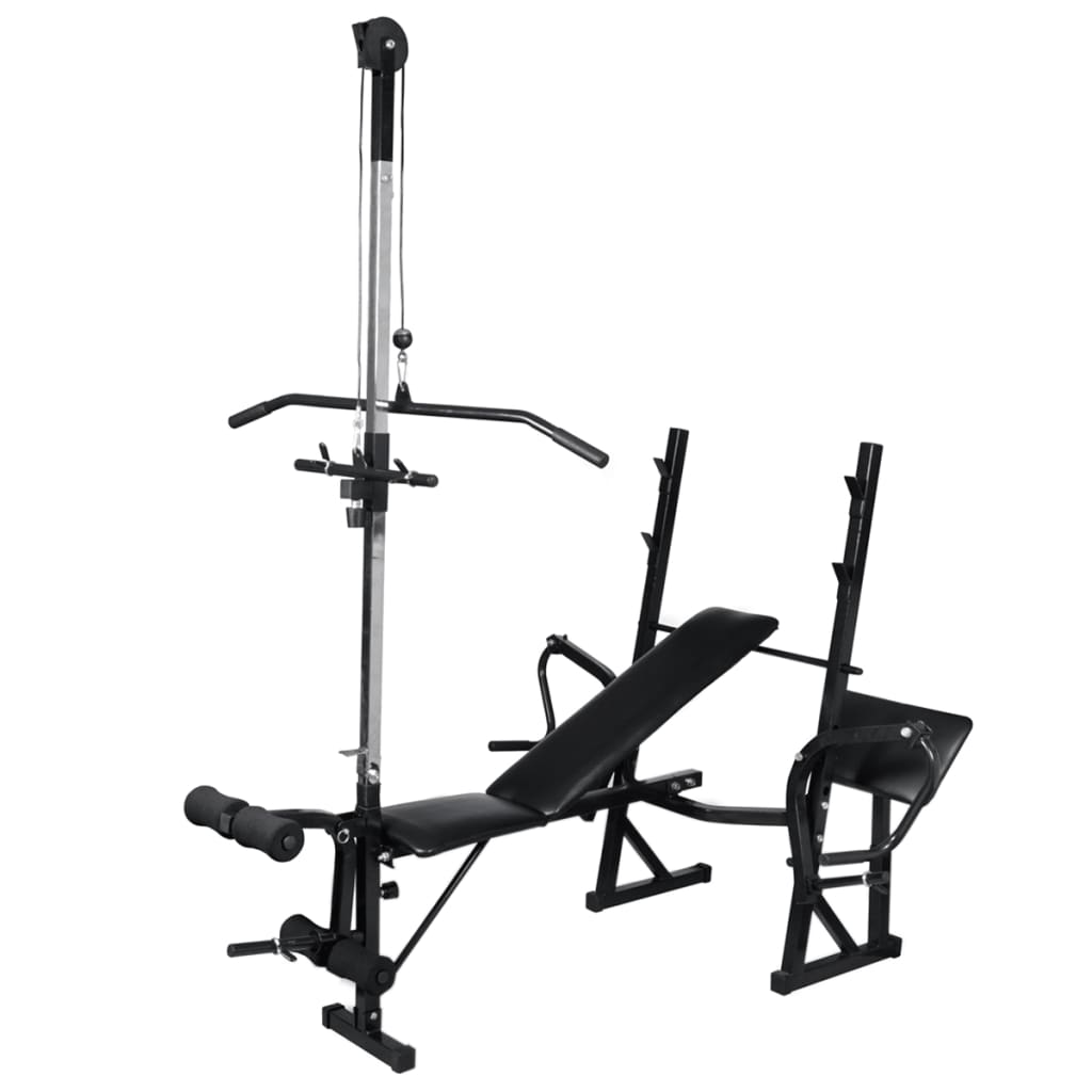 Trainingsbank Met Gewichtenrek En Halterset 30,5 Kg