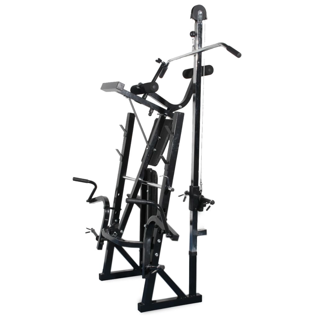 Trainingsbank Met Gewichtenrek En Halterset 90 Kg