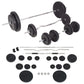 Trainingsbank Met Gewichtenrek En Halterset 90 Kg