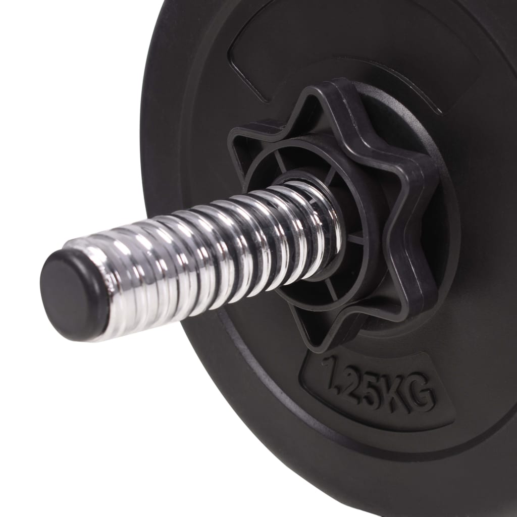 Gewichtenbank Met Gewichtenrek En Halterset 90 Kg