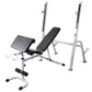 Trainingsbank Met Gewichtenrek En Halterset 120 Kg