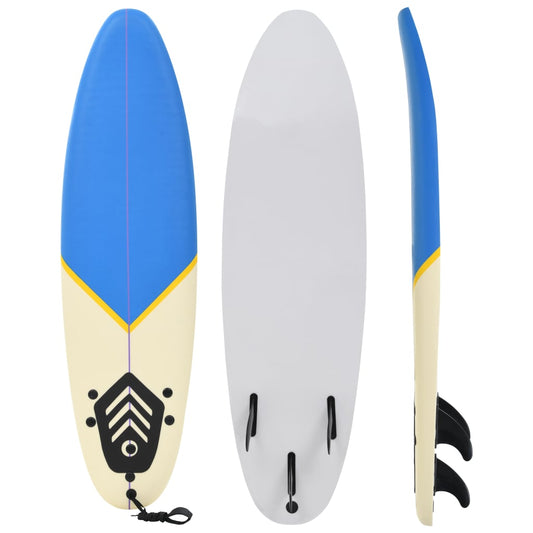 Surfplank 170 Cm Blauw En Crème