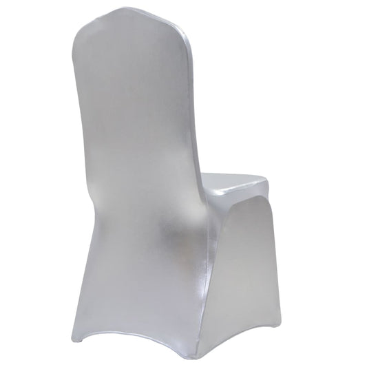 25 St Stoelhoezen Stretch Zilver